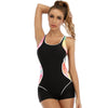 Black Tummy Control One Piece Swimsuit