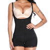 Clip and zip full body shaper