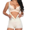 Clip and zip full body shaper